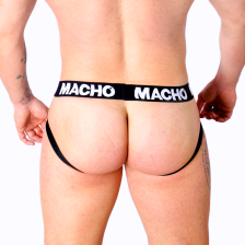 MACHO - MX27GR JOCK CINZA BEGE COURO S