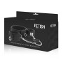 FETISH SUBMISSIVE - COLAR E ALGEMAS DE COURO VEGANO COM FORRO DE NOPRENE