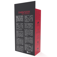 DARKNESS - COLLARE COMPLETAMENTE NERO CON GUINZAGLIO