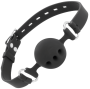 DARKNESS - MORDAA DE SILICONE RESPIRVEL PRETA