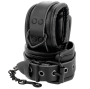 DARKNESS - APPUI-POIGNETS EN CUIR NOIR