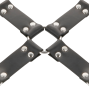 DARKNESS - HOGTIE-SET SCHWARZ
