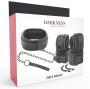 DARKNESS - COURO E ALGEMAS PRETOS