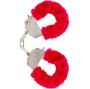TOYJOY - FURRY FUN CUFFS BONDAGE RED