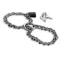 METAL HARD - MANETTE CON CATENA IN ACCIAIO INOSSIDABILE.