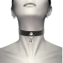 COQUETTE CHIC DESIRE - VEGAN LEATHER NECKLACE WOMAN ACCESSORY RATTLE/HOOP