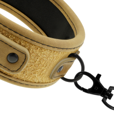 FETISH SUBMISSIVE ORIGEN - COLLANA RIVESTITA IN NEOPRENE CON CATENA