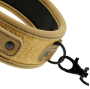 FETISH SUBMISSIVE ORIGEN - COLLANA RIVESTITA IN NEOPRENE CON CATENA