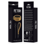 FETISH SUBMISSIVE ORIGEN - COLLANA RIVESTITA IN NEOPRENE CON CATENA