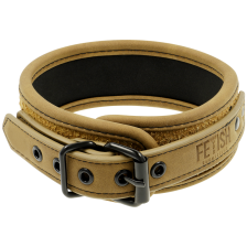 FETISH SUBMISSIVE ORIGEN - COLLANA RIVESTITA IN NEOPRENE CON CATENA