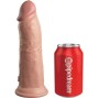KING COCK - ELITE DELUXE VERSTELLBARES HARNESS-KIT RING MIT HODEN & DILDO 20.3 CM