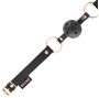 BEGME - BLACK EDITION BOLA GAG VEGAN COURO