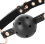 BEGME - BLACK EDITION BALL GAG VEGAN IN PELLE