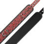 BEGME - COLLIER EN CUIR VÉGAN PREMIUM ÉDITION ROUGE AVEC DOUBLURE EN NÉOPRÈNE