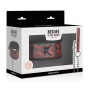 BEGME - COLLARE IN PELLE VEGANA PREMIUM RED EDITION CON FODERA IN NEOPRENE