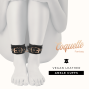 COQUETTE CHIC DESIRE - FANTASY-KNÖCHEL-MANSCHETTEN MIT NEOPRENFUTTER