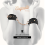 COQUETTE CHIC DESIRE - FANTASY-HANDSCHELLEN AUS VEGANEM LEDER MIT NOPRENE-FUTTER