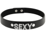COQUETTE CHIC DESIRE - SEXY VEGAN LEATHER CHOKER