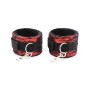 OHMAMA FETISH - SHORT VELVET LACE WRIST RESTRAINTS NYLON