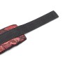 OHMAMA FETISH - SHORT VELVET LACE WRIST RESTRAINTS NYLON
