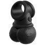 KING COCK - ELITE DELUXE VERSTELLBARES HARNESS-KIT RING MIT HODEN & DILDO 20.3 CM
