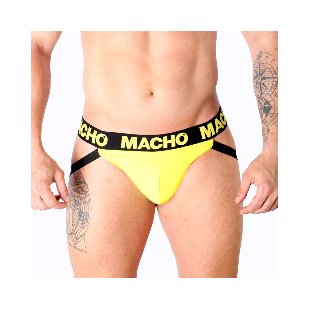 MACHO - MX25A JOCK LYCRA AMARELO S