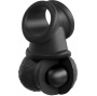 KING COCK - ELITE DELUXE VERSTELLBARES HARNESS-KIT RING MIT HODEN & DILDO 20.3 CM