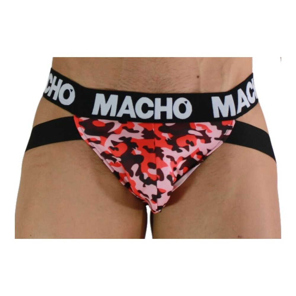 MACHO - MX28MR JOCK MILITAIRE ROUGE S