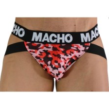 MACHO - MX28MR JOCK MILITARE ROSSO L