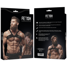 FETISH SUBMISSIVE ATTITUDE - BRIGADE-BRUSTGURT AUS ÖKO-LEDER FÜR MNNER