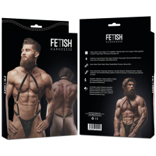 FETISH SUBMISSIVE ATTITUDE - IMBRACATURA CON CINTURINO IN ECOPELLE DA UOMO