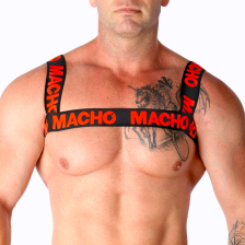 MACHO - ARNÊS DUPLO VERMELHO