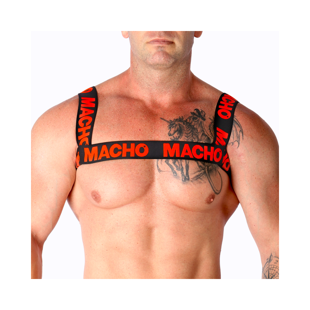 MACHO - DOUBLE HARNESS RED