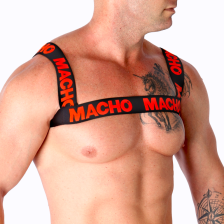 MACHO - DOUBLE HARNESS RED