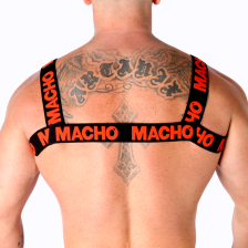 MACHO - DOUBLE HARNESS RED