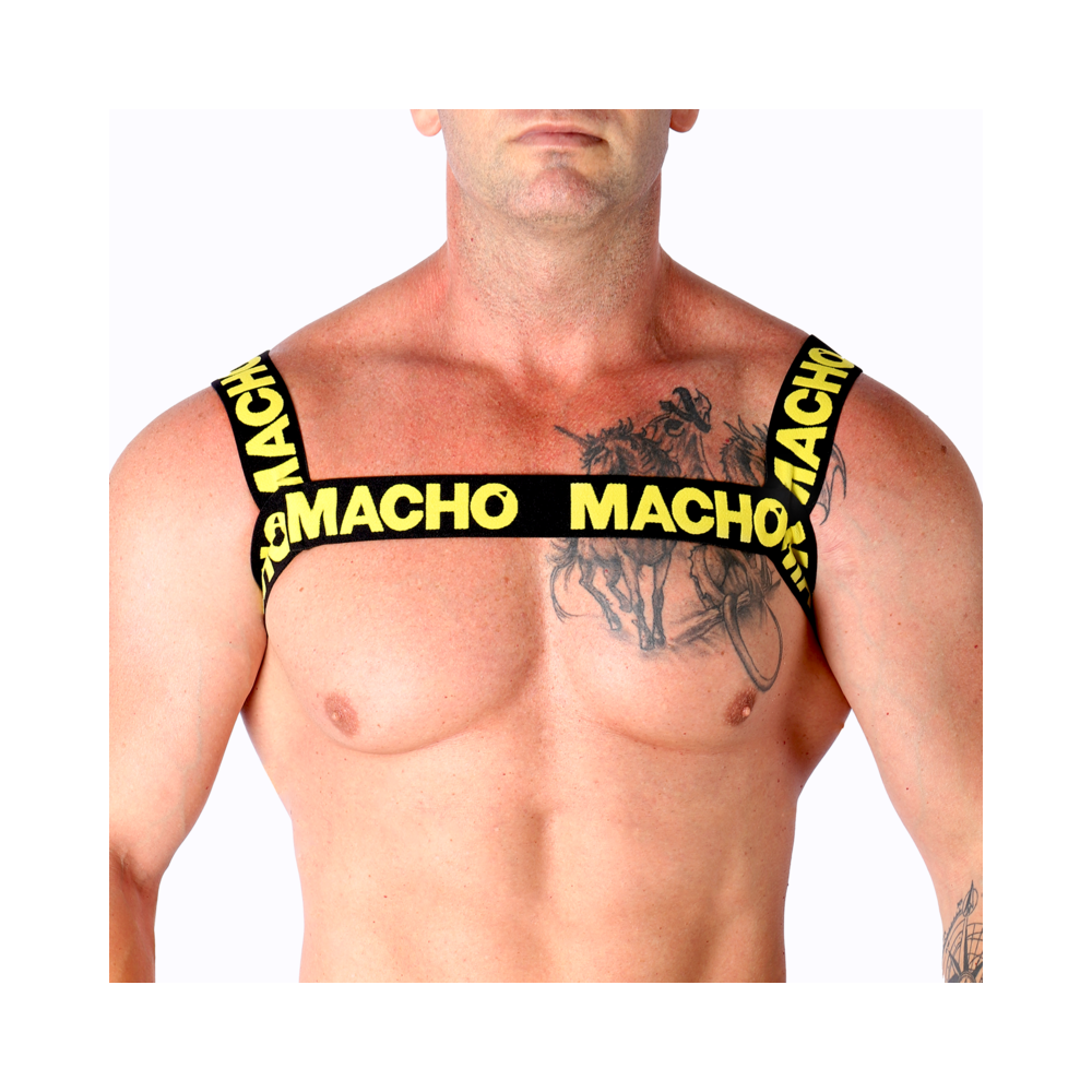 MACHO - ARNÊS DUPLO AMARELO