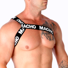 MACHO - HARNAIS ROMAIN BLANC L/XL