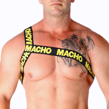 MACHO - HARNAIS ROMAIN JAUNE S/M