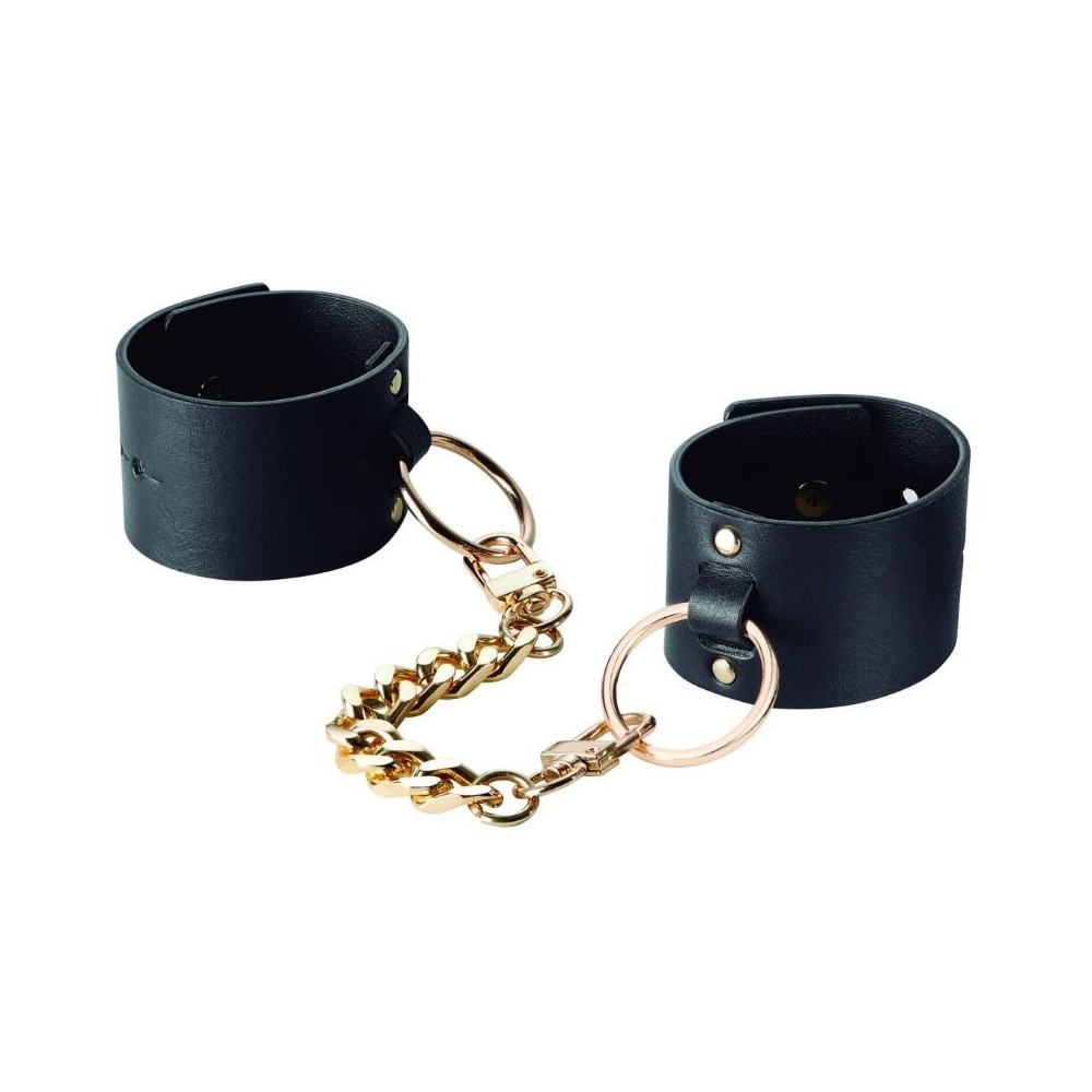 BIJOUX INDISCRETS MAZE - WIDE CUFFS BLACK