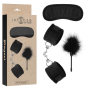 INTENSE - FETISH PLAYSET ÉROTIQUE 2 AVEC MENOTTES, MASQUE AVEUGLE ET TICKLER