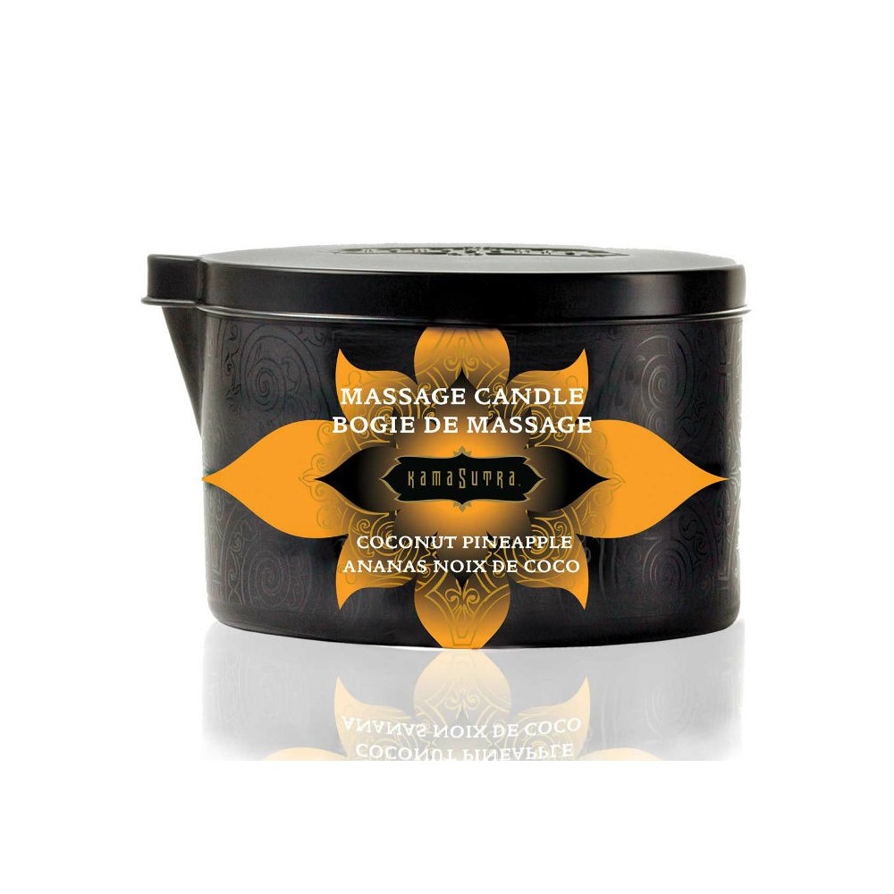 KAMASUTRA - BOUGIE DE MASSAGE COCO ET ANANAS 170GR