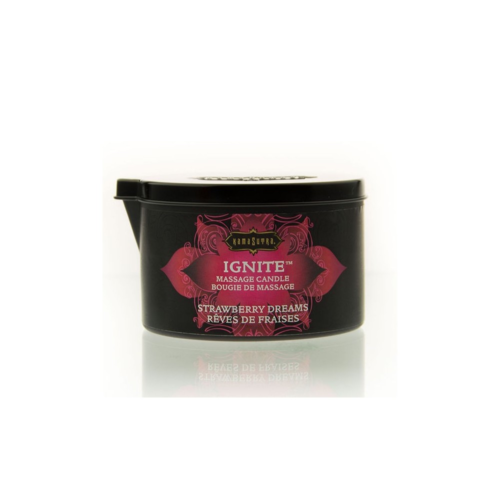 KAMASUTRA - BOUGIE DE MASSAGE FRAISE RÊVES 170 GR