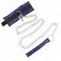 KINK - COLAR CURTO DE RENDA DE VELUDO COM CINTO 105 CM COM DEFEITO EM NYLON 44 X 5,5 CM