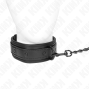 KINK - COLLIER DE BONDAGE EN NÉOPRÈNE MODÈLE 2 AVEC CEINTURE 78 CM RÉGLABLE 37,5 X 49,5 CM