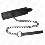 KINK - COLLIER DE BONDAGE EN NÉOPRÈNE MODÈLE 2 AVEC CEINTURE 78 CM RÉGLABLE 37,5 X 49,5 CM