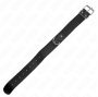 KINK - COLLANA CON CINTURA 116 CM NERO CINTURINO REGOLABILE 32-50 CM X 8 CM