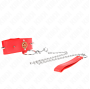 KINK - COLLANA DI DIAMANTI ROSSI CON CINTURA 65 CM REGOLABILE 35-51 CM X 7 CM