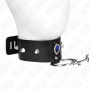 KINK - COLLANA 65 CM CON CINTURINO CON DIAMANTI BLU REGOLABILE 36-43 CM X 5 CM