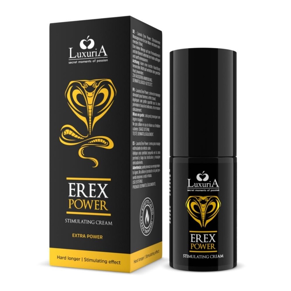 INTIMATELINE LUXURIA - CREME PARA PÉNIS EREX POWER HARD LONGER 30 ML