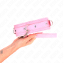 KINK - COLLAR WITH LEASH 65 CM WITH RESTRICTIONS PINK 36-42 CM X 5.5 CM